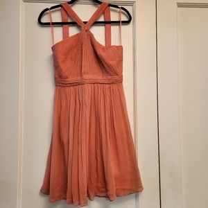 Petite J. Crew Silk Chiffon Dress